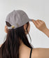 【newhattan】ニューハッタン 無地 ストーン ウォッシュド ツイル ローキャップ 帽子/STONE WASHED TWILL CAP | 4192001 | グレー