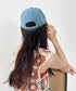 【newhattan】ニューハッタン 無地 ストーン ウォッシュド ツイル ローキャップ 帽子/STONE WASHED TWILL CAP | 4192001 | ライトインディゴブルー