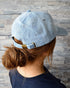 【newhattan】ニューハッタン 無地 ストーン ウォッシュド ツイル ローキャップ 帽子/STONE WASHED TWILL CAP | 4192001 | ライトインディゴブルー