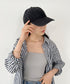 【newhattan】ニューハッタン 無地 ストーン ウォッシュド ツイル ローキャップ 帽子/STONE WASHED TWILL CAP | 4192001 | ダークブラック