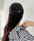 【newhattan】ニューハッタン 無地 ストーン ウォッシュド ツイル ローキャップ 帽子/STONE WASHED TWILL CAP | 4192001 | ダークブラック