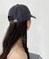 【newhattan】ニューハッタン 無地 ストーン ウォッシュド ツイル ローキャップ 帽子/STONE WASHED TWILL CAP | 4192001 | チャコールグレー