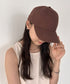 【newhattan】ニューハッタン 無地 ストーン ウォッシュド ツイル ローキャップ 帽子/STONE WASHED TWILL CAP | 4192001 | ダークブラウン