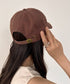 【newhattan】ニューハッタン 無地 ストーン ウォッシュド ツイル ローキャップ 帽子/STONE WASHED TWILL CAP | 4192001 | ダークブラウン