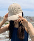【newhattan】ニューハッタン 無地 ストーン ウォッシュド ツイル ローキャップ 帽子/STONE WASHED TWILL CAP | 4192001 | ライトベージュ