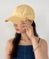 【newhattan】ニューハッタン 無地 ストーン ウォッシュド ツイル ローキャップ 帽子/STONE WASHED TWILL CAP | 4192001 | ライトイエロー