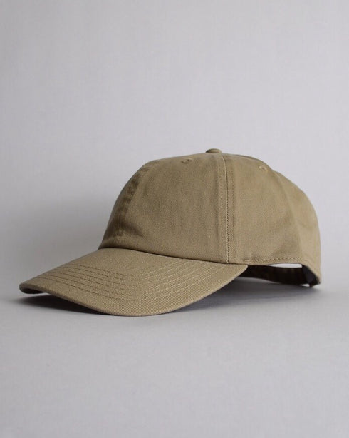 【newhattan】ニューハッタン 無地 ストーン ウォッシュド ツイル ローキャップ 帽子/STONE WASHED TWILL CAP | 4192001 | カーキ