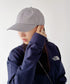 【newhattan】ニューハッタン 無地 ストーン ウォッシュド ツイル ローキャップ 帽子/STONE WASHED TWILL CAP | 4192001 | グレー