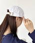 【newhattan】ニューハッタン 無地 ストーン ウォッシュド ツイル ローキャップ 帽子/STONE WASHED TWILL CAP | 4192001 | ホワイト