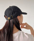 【newhattan】ニューハッタン 無地 ストーン ウォッシュド ツイル ローキャップ 帽子/STONE WASHED TWILL CAP | 4192001 | ブラック