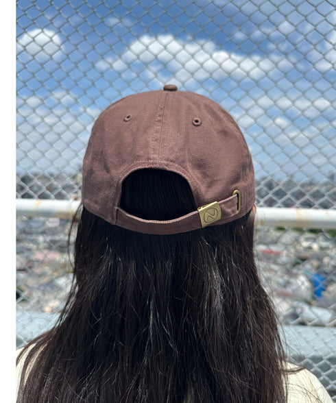 【newhattan】ニューハッタン 無地 ストーン ウォッシュド ツイル ローキャップ 帽子/STONE WASHED TWILL CAP | 4192001 | ダークブラウン