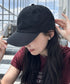 【newhattan】ニューハッタン 無地 ストーン ウォッシュド ツイル ローキャップ 帽子/STONE WASHED TWILL CAP | 4192001 | ブラック
