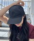【newhattan】ニューハッタン 無地 ストーン ウォッシュド ツイル ローキャップ 帽子/STONE WASHED TWILL CAP | 4192001 | ブラック