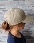【newhattan】ニューハッタン 無地 ストーン ウォッシュド ツイル ローキャップ 帽子/STONE WASHED TWILL CAP | 4192001 | カーキ