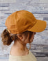 【newhattan】ニューハッタン 無地 ストーン ウォッシュド ツイル ローキャップ 帽子/STONE WASHED TWILL CAP | 4192001 | オレンジ系その他