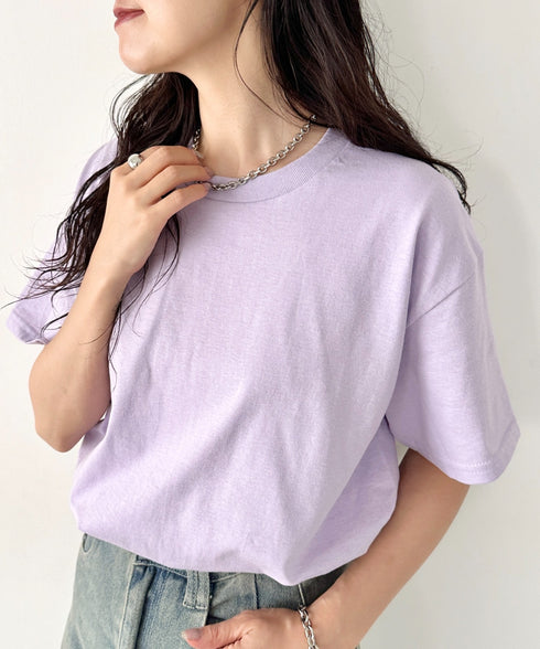 【GILDAN】ギルダン/ 色・サイズ展開豊富 半袖無地 クルーネック Tシャツ ウルトラコットン100% 6.0oz ベーシック無地カットソー ビッグサイズ 5部袖 1/2スリーブ | 2192032 | ラベンダー