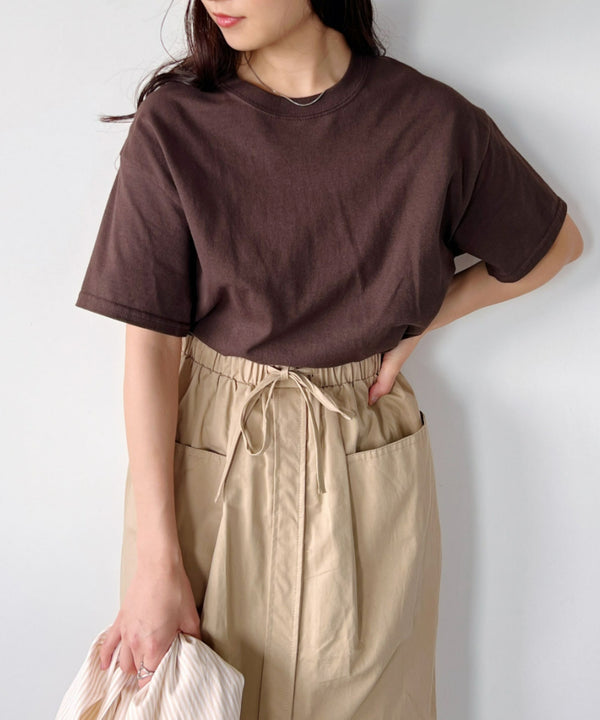 【GILDAN】ギルダン/ 色・サイズ展開豊富 半袖無地 クルーネック Tシャツ ウルトラコットン100% 6.0oz ベーシック無地カットソー ビッグサイズ 5部袖 1/2スリーブ | 2192032 | チョコ