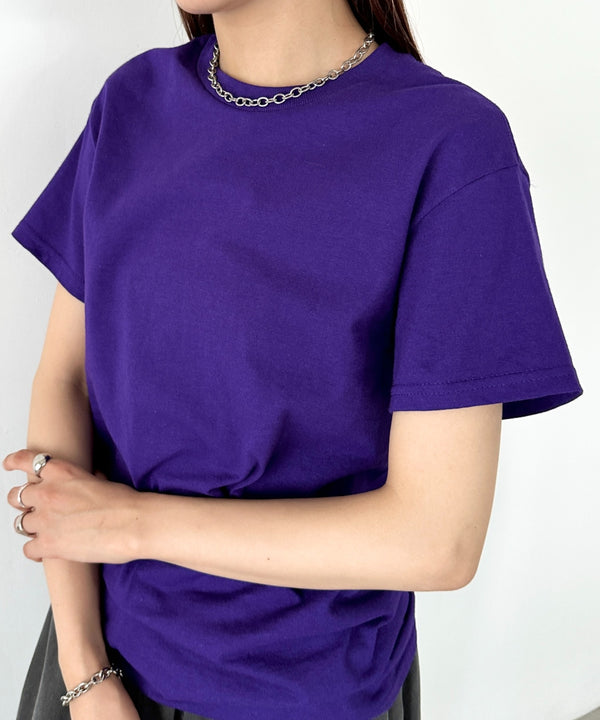 【GILDAN】ギルダン/ 色・サイズ展開豊富 半袖無地 クルーネック Tシャツ ウルトラコットン100% 6.0oz ベーシック無地カットソー ビッグサイズ 5部袖 1/2スリーブ | 2192032 | パープル