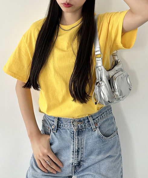 【GILDAN】ギルダン/ 色・サイズ展開豊富 半袖無地 クルーネック Tシャツ ウルトラコットン100% 6.0oz ベーシック無地カットソー ビッグサイズ 5部袖 1/2スリーブ | 2192032 | イエロー