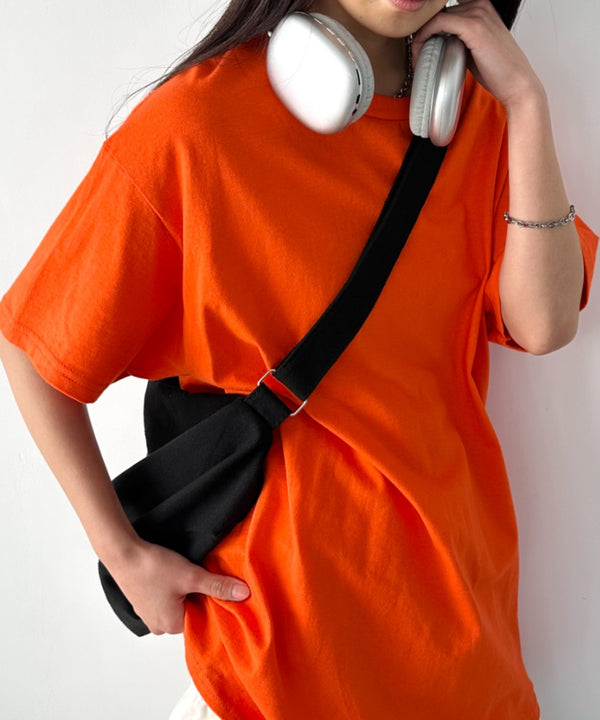 【GILDAN】ギルダン/ 色・サイズ展開豊富 半袖無地 クルーネック Tシャツ ウルトラコットン100% 6.0oz ベーシック無地カットソー ビッグサイズ 5部袖 1/2スリーブ | 2192032 | オレンジ