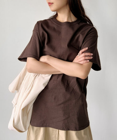 【GILDAN】ギルダン/ 色・サイズ展開豊富 半袖無地 クルーネック Tシャツ ウルトラコットン100% 6.0oz ベーシック無地カットソー ビッグサイズ 5部袖 1/2スリーブ | 2192032 | チョコ