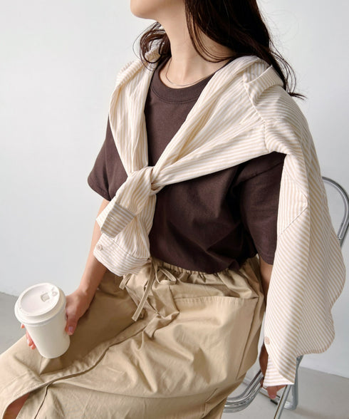 【GILDAN】ギルダン/ 色・サイズ展開豊富 半袖無地 クルーネック Tシャツ ウルトラコットン100% 6.0oz ベーシック無地カットソー ビッグサイズ 5部袖 1/2スリーブ | 2192032 | チョコ