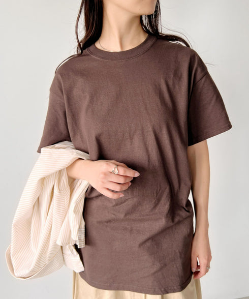 【GILDAN】ギルダン/ 色・サイズ展開豊富 半袖無地 クルーネック Tシャツ ウルトラコットン100% 6.0oz ベーシック無地カットソー ビッグサイズ 5部袖 1/2スリーブ | 2192032 | チョコ