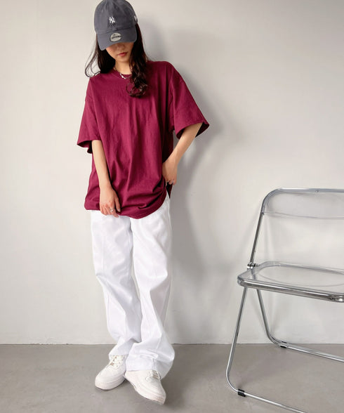 【GILDAN】ギルダン/ 色・サイズ展開豊富 半袖無地 クルーネック Tシャツ ウルトラコットン100% 6.0oz ベーシック無地カットソー ビッグサイズ 5部袖 1/2スリーブ | 2192032 | マルーン