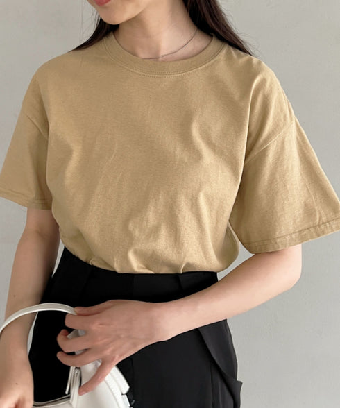 【GILDAN】ギルダン/ 色・サイズ展開豊富 半袖無地 クルーネック Tシャツ ウルトラコットン100% 6.0oz ベーシック無地カットソー ビッグサイズ 5部袖 1/2スリーブ | 2192032 | タン