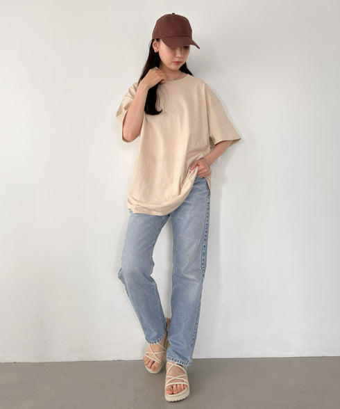 【GILDAN】ギルダン/ 色・サイズ展開豊富 半袖無地 クルーネック Tシャツ ウルトラコットン100% 6.0oz ベーシック無地カットソー ビッグサイズ 5部袖 1/2スリーブ | 2192032 | サンドベージュ