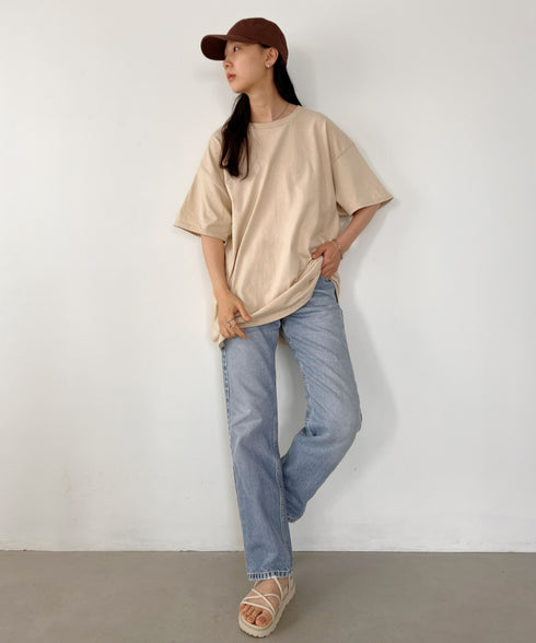 【GILDAN】ギルダン/ 色・サイズ展開豊富 半袖無地 クルーネック Tシャツ ウルトラコットン100% 6.0oz ベーシック無地カットソー ビッグサイズ 5部袖 1/2スリーブ | 2192032 | サンドベージュ