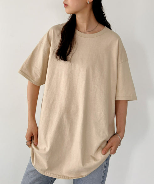 【GILDAN】ギルダン/ 色・サイズ展開豊富 半袖無地 クルーネック Tシャツ ウルトラコットン100% 6.0oz ベーシック無地カットソー ビッグサイズ 5部袖 1/2スリーブ | 2192032 | サンドベージュ