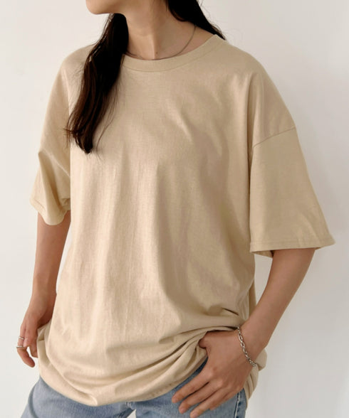 【GILDAN】ギルダン/ 色・サイズ展開豊富 半袖無地 クルーネック Tシャツ ウルトラコットン100% 6.0oz ベーシック無地カットソー ビッグサイズ 5部袖 1/2スリーブ | 2192032 | サンドベージュ