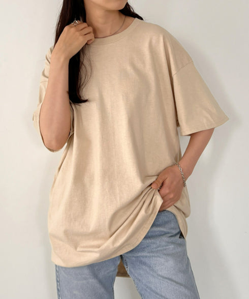 【GILDAN】ギルダン/ 色・サイズ展開豊富 半袖無地 クルーネック Tシャツ ウルトラコットン100% 6.0oz ベーシック無地カットソー ビッグサイズ 5部袖 1/2スリーブ | 2192032 | サンドベージュ