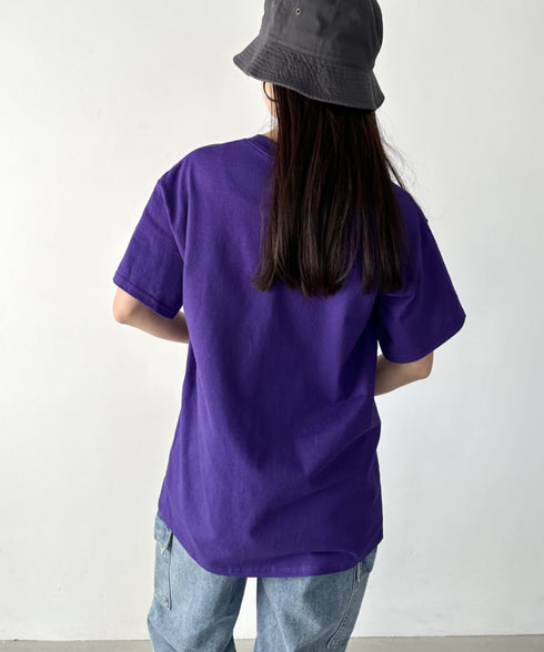 【GILDAN】ギルダン/ 色・サイズ展開豊富 半袖無地 クルーネック Tシャツ ウルトラコットン100% 6.0oz ベーシック無地カットソー ビッグサイズ 5部袖 1/2スリーブ | 2192032 | パープル