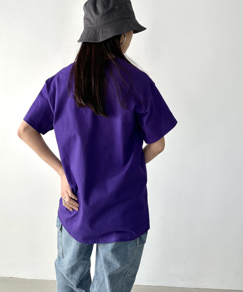 【GILDAN】ギルダン/ 色・サイズ展開豊富 半袖無地 クルーネック Tシャツ ウルトラコットン100% 6.0oz ベーシック無地カットソー ビッグサイズ 5部袖 1/2スリーブ | 2192032 | パープル