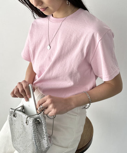 【GILDAN】ギルダン/ 色・サイズ展開豊富 半袖無地 クルーネック Tシャツ ウルトラコットン100% 6.0oz ベーシック無地カットソー ビッグサイズ 5部袖 1/2スリーブ | 2192032 | ライトピンク