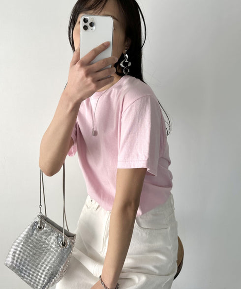 【GILDAN】ギルダン/ 色・サイズ展開豊富 半袖無地 クルーネック Tシャツ ウルトラコットン100% 6.0oz ベーシック無地カットソー ビッグサイズ 5部袖 1/2スリーブ | 2192032 | ライトピンク