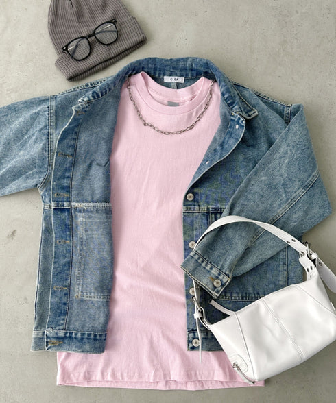 【GILDAN】ギルダン/ 色・サイズ展開豊富 半袖無地 クルーネック Tシャツ ウルトラコットン100% 6.0oz ベーシック無地カットソー ビッグサイズ 5部袖 1/2スリーブ | 2192032 | ライトピンク