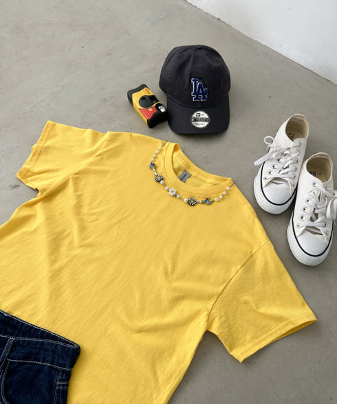 【GILDAN】ギルダン/ 色・サイズ展開豊富 半袖無地 クルーネック Tシャツ ウルトラコットン100% 6.0oz ベーシック無地カットソー ビッグサイズ 5部袖 1/2スリーブ | 2192032 | イエロー