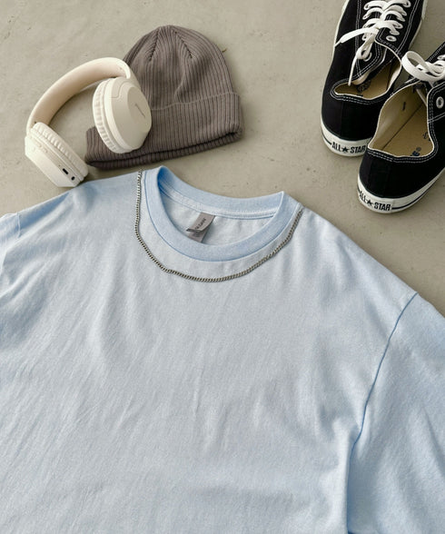 【GILDAN】ギルダン/ 色・サイズ展開豊富 半袖無地 クルーネック Tシャツ ウルトラコットン100% 6.0oz ベーシック無地カットソー ビッグサイズ 5部袖 1/2スリーブ | 2192032 | ライトブルー