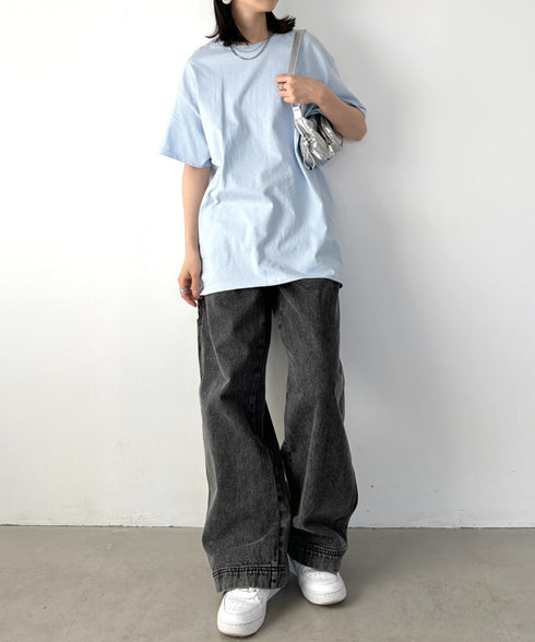 【GILDAN】ギルダン/ 色・サイズ展開豊富 半袖無地 クルーネック Tシャツ ウルトラコットン100% 6.0oz ベーシック無地カットソー ビッグサイズ 5部袖 1/2スリーブ | 2192032 | ライトブルー