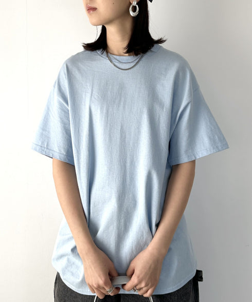 【GILDAN】ギルダン/ 色・サイズ展開豊富 半袖無地 クルーネック Tシャツ ウルトラコットン100% 6.0oz ベーシック無地カットソー ビッグサイズ 5部袖 1/2スリーブ | 2192032 | ライトブルー