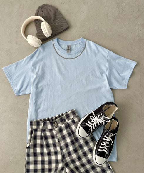 【GILDAN】ギルダン/ 色・サイズ展開豊富 半袖無地 クルーネック Tシャツ ウルトラコットン100% 6.0oz ベーシック無地カットソー ビッグサイズ 5部袖 1/2スリーブ | 2192032 | ライトブルー