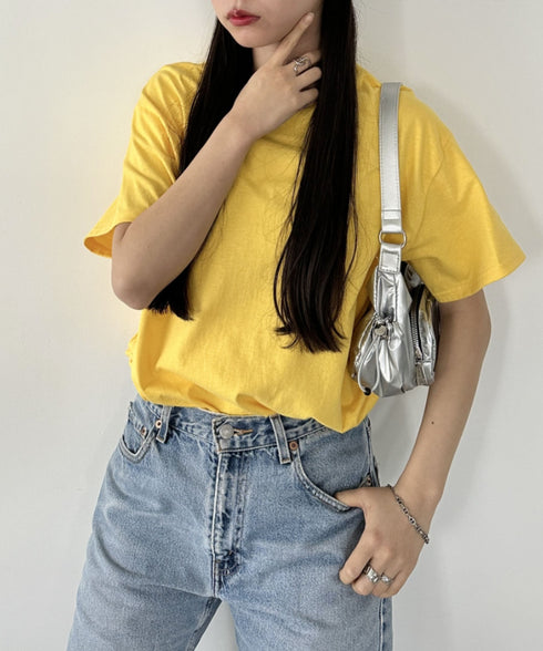 【GILDAN】ギルダン/ 色・サイズ展開豊富 半袖無地 クルーネック Tシャツ ウルトラコットン100% 6.0oz ベーシック無地カットソー ビッグサイズ 5部袖 1/2スリーブ | 2192032 | イエロー