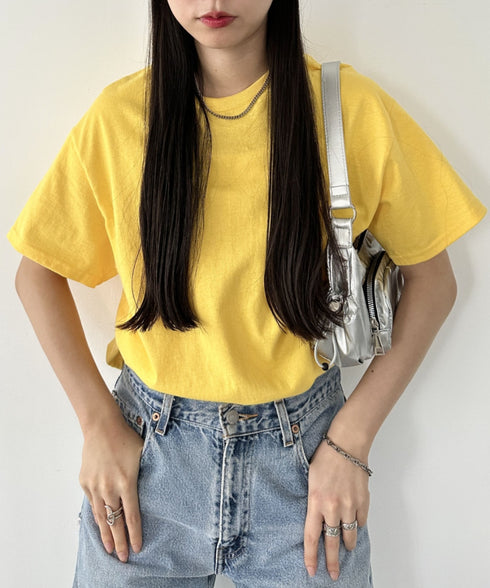 【GILDAN】ギルダン/ 色・サイズ展開豊富 半袖無地 クルーネック Tシャツ ウルトラコットン100% 6.0oz ベーシック無地カットソー ビッグサイズ 5部袖 1/2スリーブ | 2192032 | イエロー