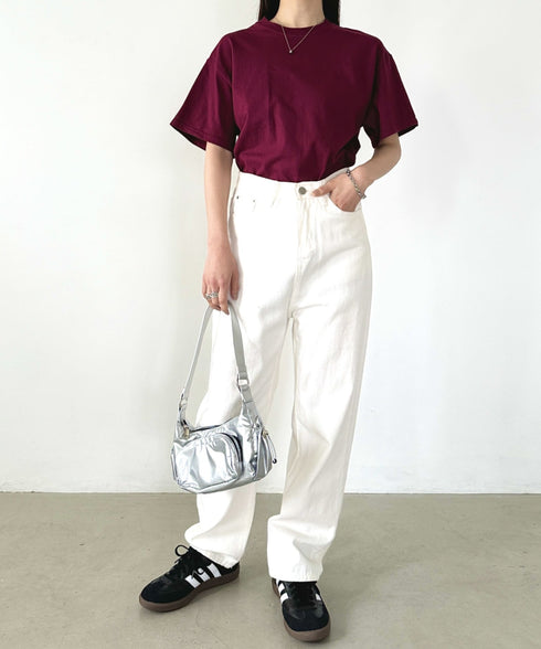 【GILDAN】ギルダン/ 色・サイズ展開豊富 半袖無地 クルーネック Tシャツ ウルトラコットン100% 6.0oz ベーシック無地カットソー ビッグサイズ 5部袖 1/2スリーブ | 2192032 | マルーン