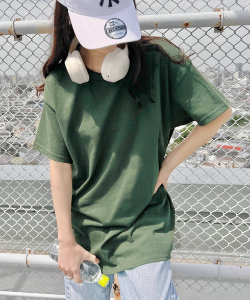 【GILDAN】ギルダン/ 色・サイズ展開豊富 半袖無地 クルーネック Tシャツ ウルトラコットン100% 6.0oz ベーシック無地カットソー ビッグサイズ 5部袖 1/2スリーブ | 2192032 | ダークグリーン