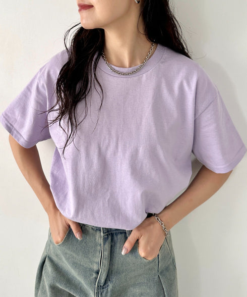 【GILDAN】ギルダン/ 色・サイズ展開豊富 半袖無地 クルーネック Tシャツ ウルトラコットン100% 6.0oz ベーシック無地カットソー ビッグサイズ 5部袖 1/2スリーブ | 2192032 | ラベンダー