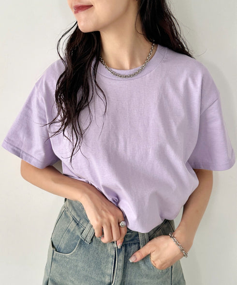 【GILDAN】ギルダン/ 色・サイズ展開豊富 半袖無地 クルーネック Tシャツ ウルトラコットン100% 6.0oz ベーシック無地カットソー ビッグサイズ 5部袖 1/2スリーブ | 2192032 | ラベンダー